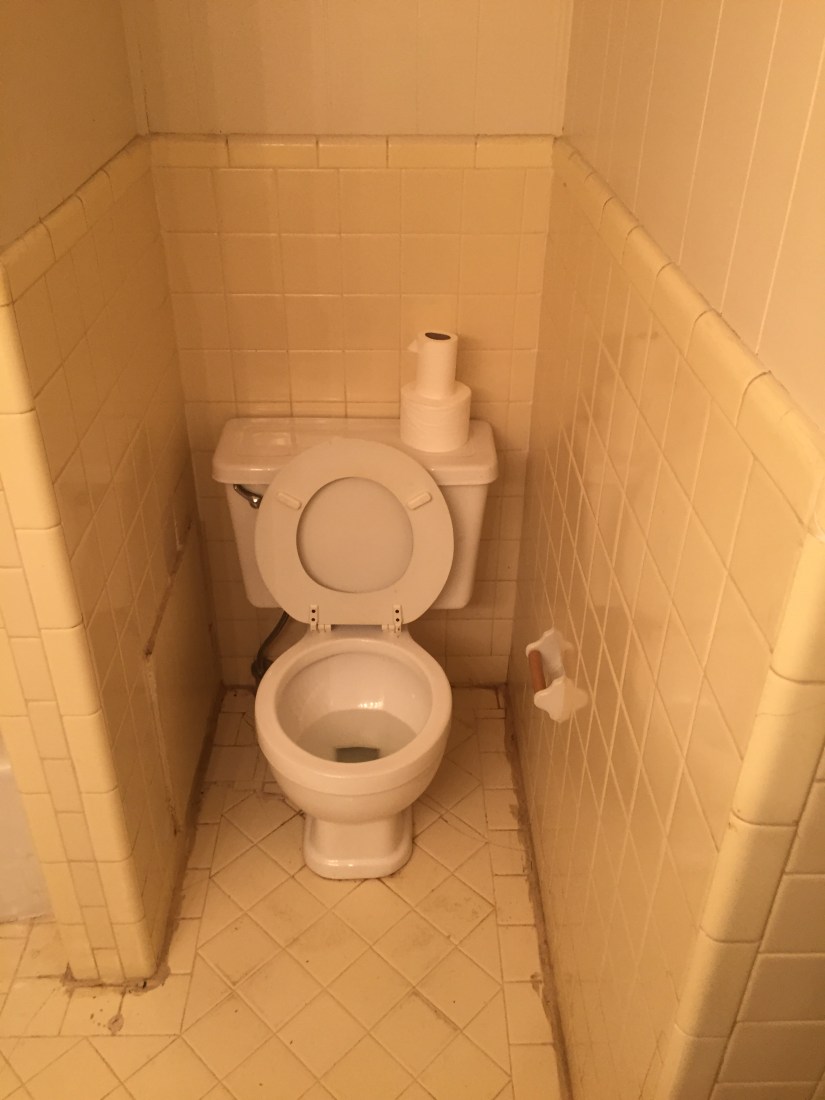 Before - guest bathroom toilet