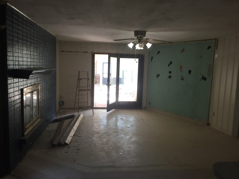 During - living room mirror down