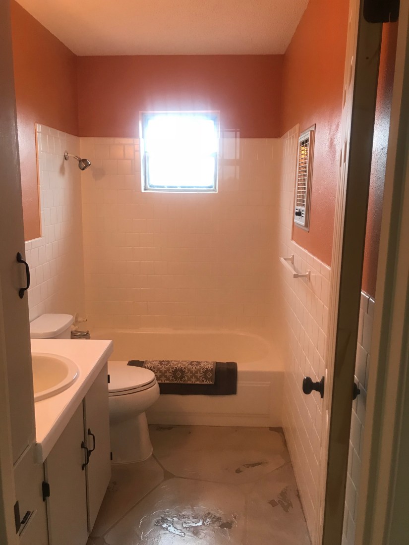 upstairs bathroom after