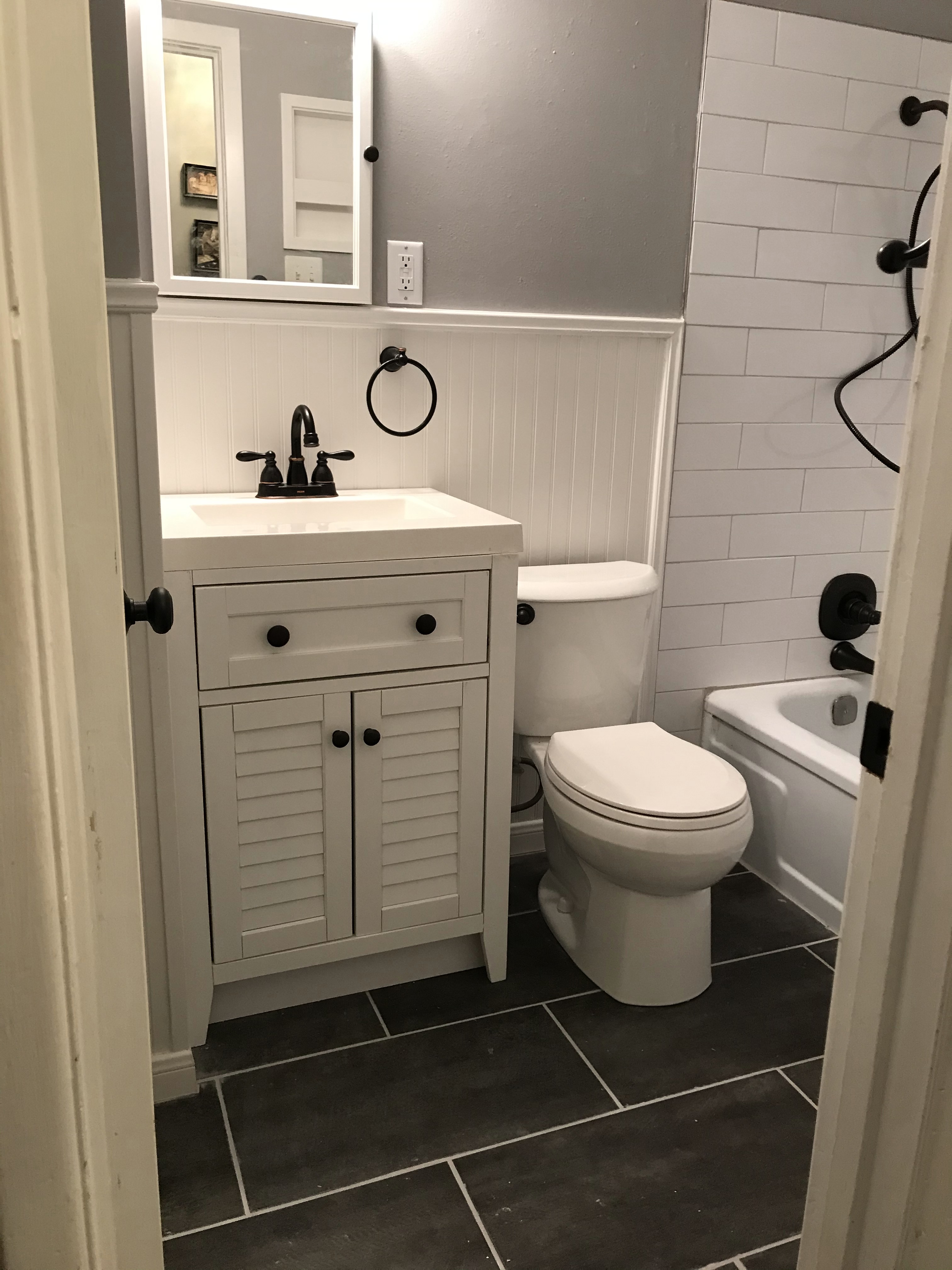 hall bathroom full upgrade